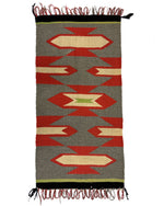 Navajo Germantown Sampler c. 1900, 36" x 18"