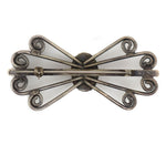 Navajo - Turquoise and Silver Pin c. 1930-40s, 1" x 2.25"