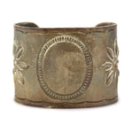 Attributed to Roger Skeet, Sr. (1900-1959) - Navajo - Silver Bracelet with Stamped Design c. 1930s, size 7.25