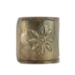 Attributed to Roger Skeet, Sr. (1900-1959) - Navajo - Silver Bracelet with Stamped Design c. 1930s, size 7.25