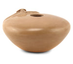 Iris Youvella Nampeyo (1944-2018) - Hopi Jar with Carved Corn Design c. 1990s, 2.25" x 4"