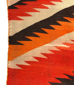 Navajo Transitional Blanket c. 1890-1900, 71" x 39"