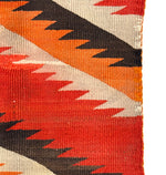 Navajo Transitional Blanket c. 1890-1900, 71" x 39"