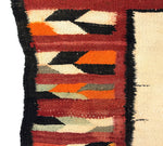 Navajo Single Saddle Blanket c. 1920-30s, 27" x 35"