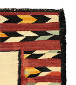 Navajo Single Saddle Blanket c. 1920-30s, 27" x 35"