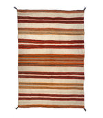Navajo Transitional Blanket c. 1890-1900, 80" x 54"