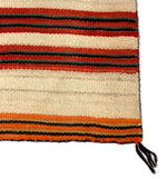 Navajo Transitional Blanket c. 1890-1900, 80" x 54"