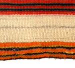 Navajo Transitional Blanket c. 1890-1900, 80" x 54"