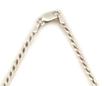 Marco Patania - Contemporary Fordite and Sterling Silver Pendant with Stamped Design and Chain, 1.5" x 0.5" pendant