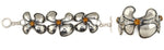 Sam Patania - Contemporary Citirine and Sterling Silver Daisy Chain Bracelet, 9" length