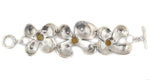 Sam Patania - Contemporary Citirine and Sterling Silver Daisy Chain Bracelet, 9" length