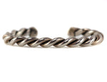 Attributed to Frank Patania, Sr. (1899-1964) - Silver Bracelet with Rope Design c. 1950-60s, size 6