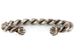Attributed to Frank Patania, Sr. (1899-1964) - Silver Bracelet with Rope Design c. 1950-60s, size 6