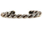 Attributed to Frank Patania, Sr. (1899-1964) - Silver Bracelet with Rope Design c. 1950-60s, size 5.75