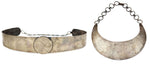 Frank Patania, Sr. (1899-1964) & Thunderbird Shop - Sterling Silver Belt and Choker Necklace Set c. 1950s