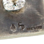 Frank Patania Sr. (1899-1964) - Silver Post Earrings c. 1948-1952, 0.75" x 0.75" (J15875-001)