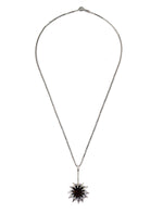 Sam Patania - "Brilliant Star Pendant" Smoky Quartz and Sterling Silver Necklace, 18" length