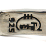 Sam Patania - "Grand Cathedral Cuff" Green Amethyst and Sterling Silver Bracelet, size 6.5