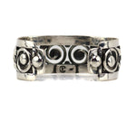 Sam Patania - "Classic Scroll" Sterling Silver Cuff Bracelet, size 6.75
