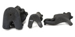 Group of 8: Dorothy (b. 1940) and Paul (b. 1940) Gutierrez - Santa Clara Contemporary Mudhead Kachina Pottery Figurine Set