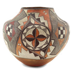 Acoma Polychrome Olla c. 1890-1900, 11.5" x 12.75"