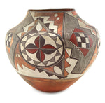 Acoma Polychrome Olla c. 1890-1900, 11.5" x 12.75"