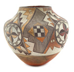 Acoma Polychrome Olla c. 1890-1900, 11.5" x 12.75"