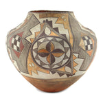 Acoma Polychrome Olla c. 1890-1900, 11.5" x 12.75"