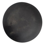 Maria Martinez (1887-1980) and Santana Martinez (1909-2002) - San Ildefonso Black on Black Plate with Feather Design c. 1950s, 1.75" x 11.25"