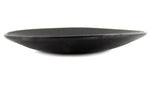 Maria Martinez (1887-1980) and Santana Martinez (1909-2002) - San Ildefonso Black on Black Plate with Feather Design c. 1950s, 1.75" x 11.25"