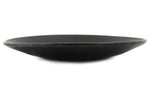 Maria Martinez (1887-1980) and Santana Martinez (1909-2002) - San Ildefonso Black on Black Plate with Feather Design c. 1950s, 1.75" x 11.25"
