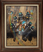 Duane Dishta (1946-2011) - Longhair Kachina Descending from the Mesa Verde