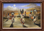 Duane Dishta (1946-2011) - Untitled Kachinas at Sunset