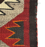 Navajo Red Mesa Rug c. 1920s, 67" x 40"