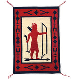Juanita Paul - Navajo Contemporary Pictorial Rug, 51" x 35"