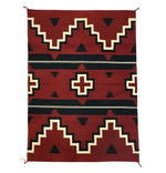Sarah Wassie - Navajo Chief's Blanket c. 1970s, 61" x 43"