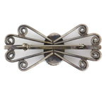 Navajo - Turquoise and Silver Pin c. 1930-40s, 1" x 2.25"