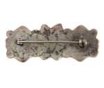 Navajo - Turquoise and Silver Pin c. 1930s, 0.625" x 1.75"
