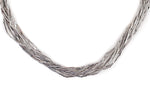 Navajo - 10-Strand Liquid Silver Necklace c. 1970s, 24.5" length