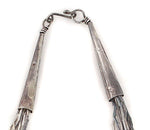 Navajo - 10-Strand Liquid Silver Necklace c. 1970s, 24.5" length
