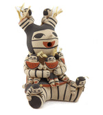 Henrietta Toya Gachupin - Jemez Polychrome Storyteller Pottery Figure c. 1970-80s, 8.5" x 6.5" x 6"