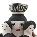 Dorris Patricio (1944-2019) - Acoma Polychrome Storyteller Pottery Figure c. 1960s, 5" x 3.25" x 4"