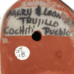 Mary (b. 1937) and Leonard (1936-2017) Trujillo - Cochiti Polychrome Storyteller Pottery Figure c. 1993, 7.625" x 5.5" x 6.25"