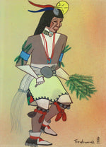 Helen Hardin (1943-1984) - Untitled Native American Dancer