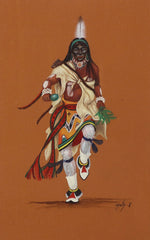 Neil David, Sr. (b. 1944) - Untitled Native American Dancer