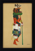 Gregory Lomayesva (b. 1971) - Untitled Kachina Portrait
