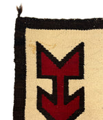Navajo Double Saddle Blanket c. 1930s, 54.5" x 34"