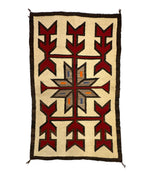 Navajo Double Saddle Blanket c. 1930s, 54.5" x 34"