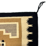 Navajo Klagetoh Rug with Hand-Spun Wool c. 1940s, 51" x 49"