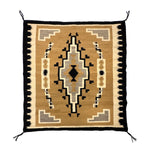 Navajo Klagetoh Rug with Hand-Spun Wool c. 1940s, 51" x 49"